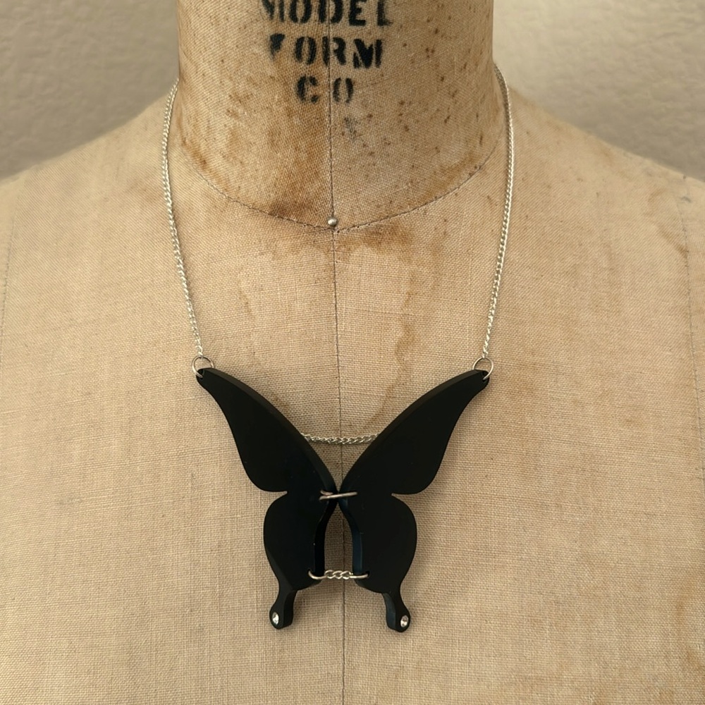 3D Butterfly Necklace